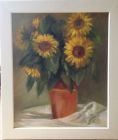 V. Meinel, Sonnenblumen in Vase